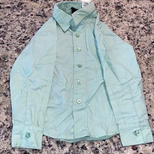 TFW little boys dress shirt long sleeve size 5 regular